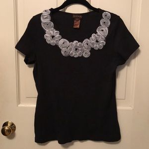 Multiples Black Tee